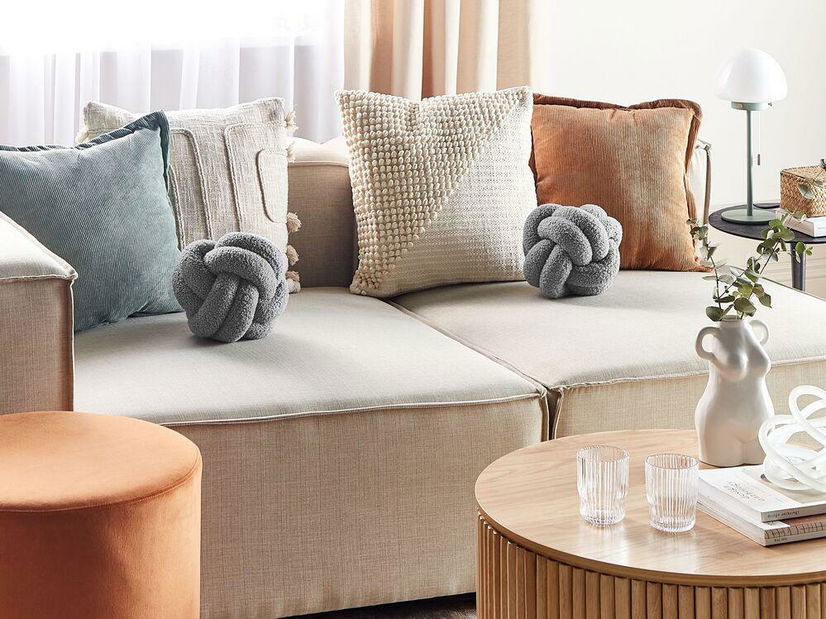 Set 2 buc perne decorative 19 x 19 cm Malnia (gri)