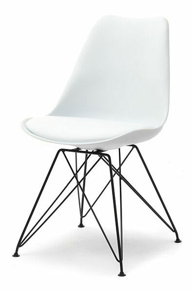 Stolička Large Rod (biela + čierna)