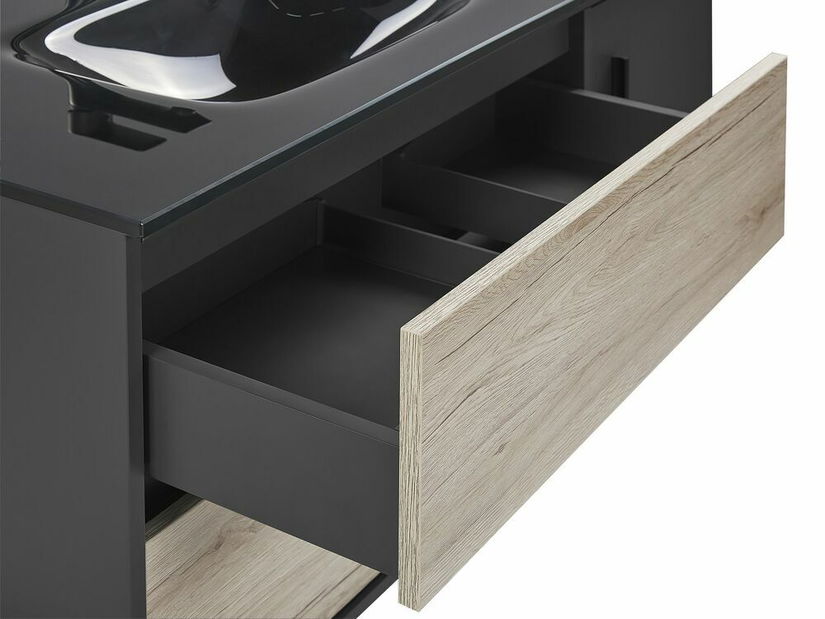 Fürdőszoba Topaz (fa + fekete) 