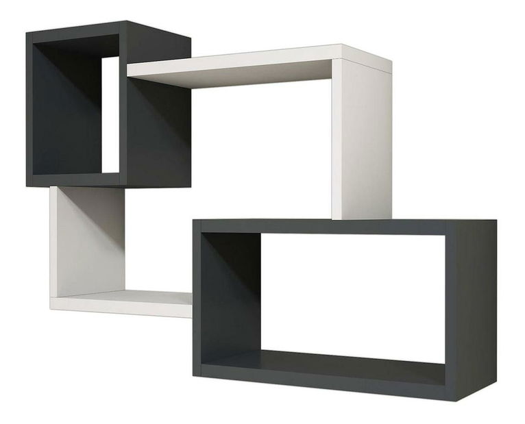 Raft Donami (alb + antracit) 