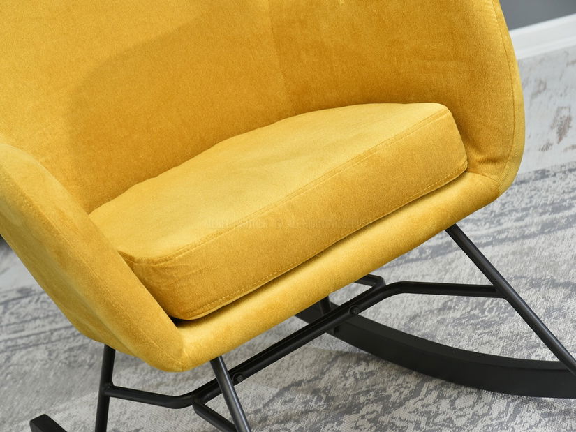 Fotelja Nesia (žuta + crna)