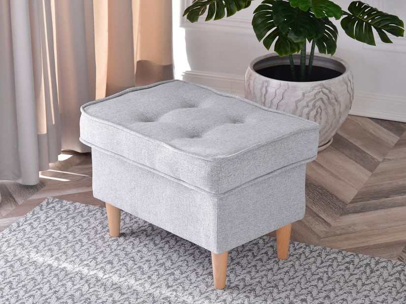 Hojdacie kreslo Laurentino (sivá + čierna)