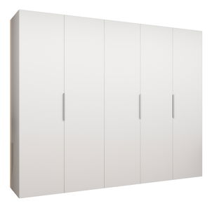 Ruhásszekrény 250 cm Mirabella 1 (fehér + kasmír)