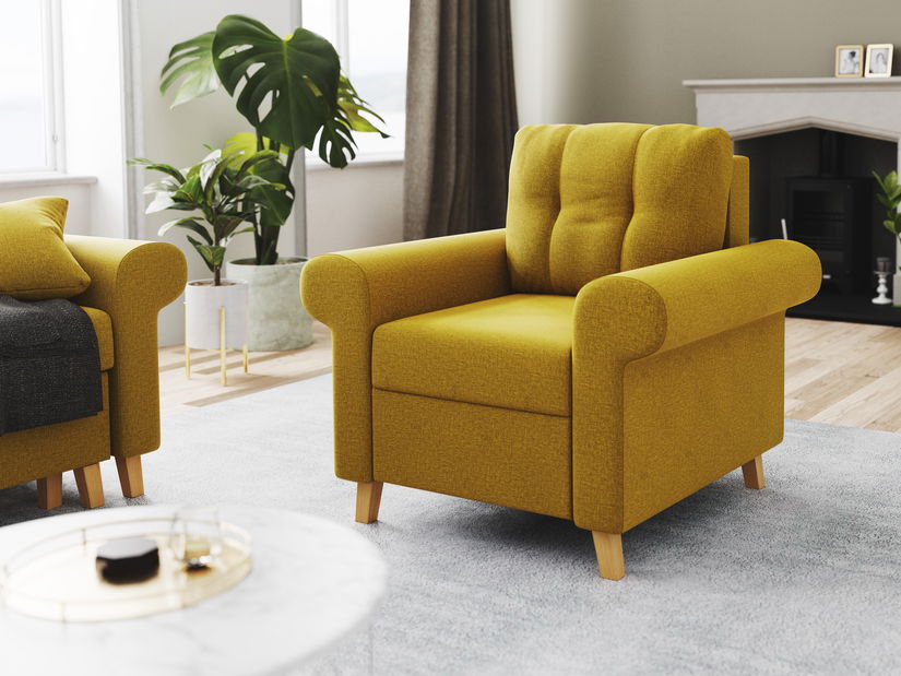 Kreslo Ostrol (žltá)