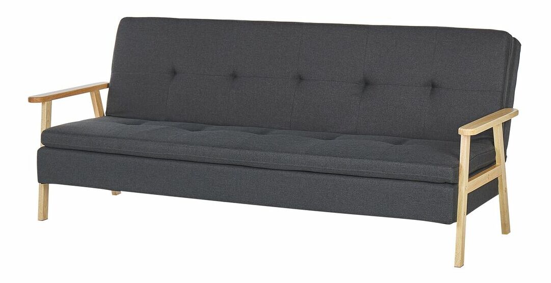 Canapea două locuri Turku (gri închis)