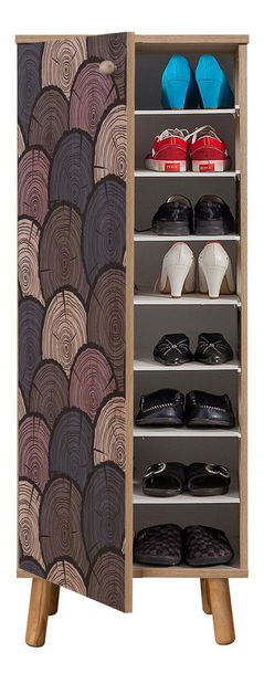 Set za predsoblje Beside 2 (hrast sonoma + kamen)