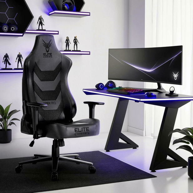 Gaming fotelja Agrario (crna) 