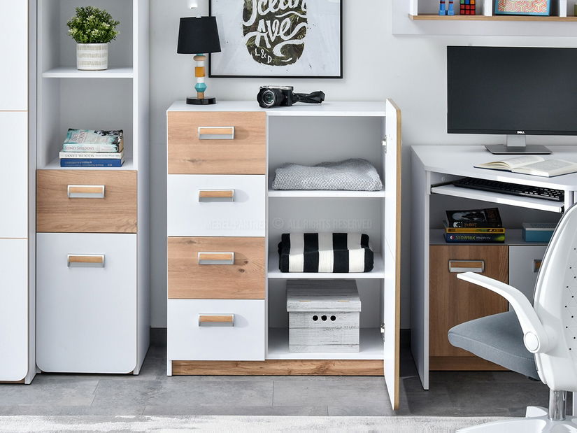 Mobilier cameră studenți Clerigo 05 (alb)