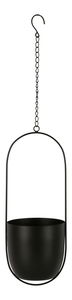 Viseća saksija za cvijeće Clomeriaina (crna)