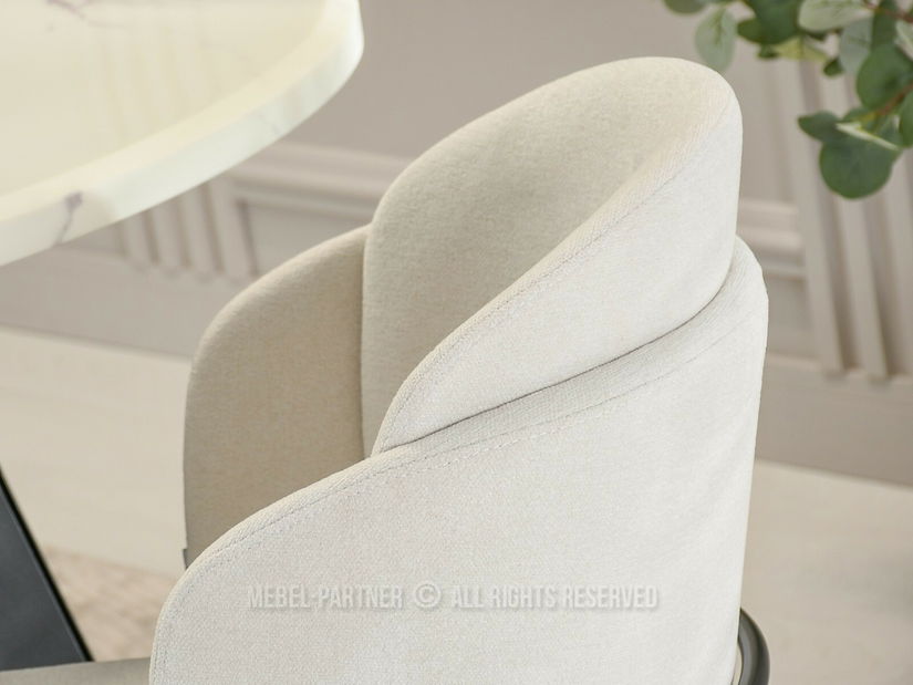 Jedálenská stolička Continuara (krémová + čierna)