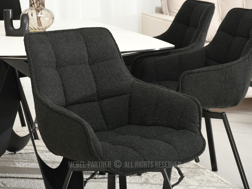 Scaun Aranbura (negru + auriu)