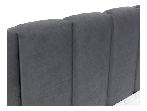 Manželská posteľ 160 cm Leskana (čierna) (s roštom) (s úl. priestorom)