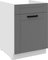Donji kuhinjski ormarić Lucid 60 ZL 1S BB (korpus: bijela + front: mdf dustgrey)