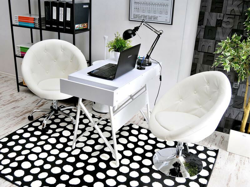 Kreslo Lush 3 (biela + chrómová)