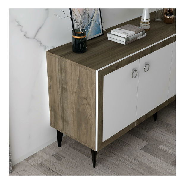 Skrinka Sotema 1 (orech + biela) 