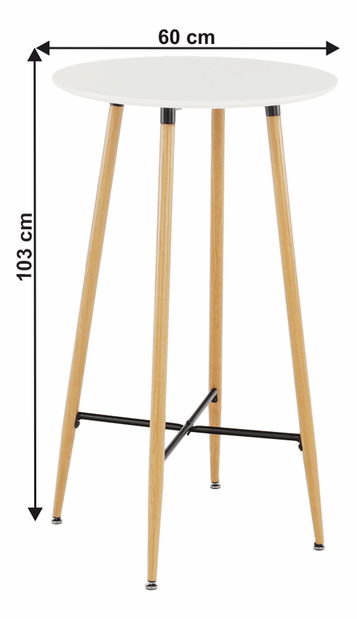 Barski stol Imano (bijela)