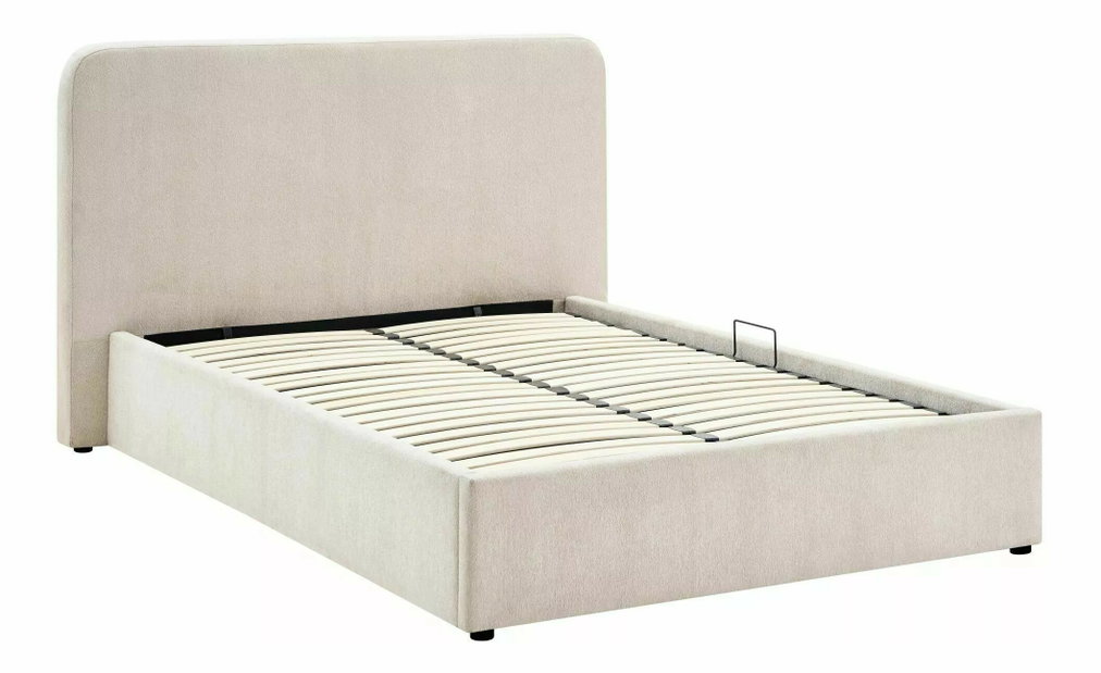 Manželská posteľ 140 cm Lumeso (béžová)