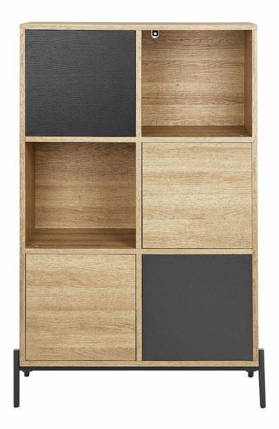 Regál Moiza (svetlé drevo)