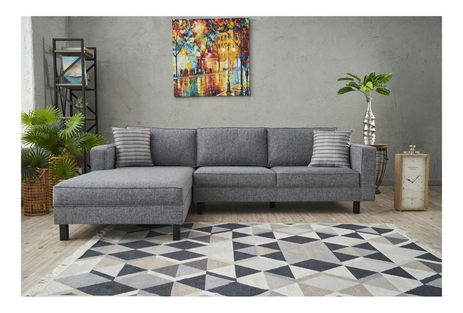 Kutna garnitura Kalen 1 (L) (siva)