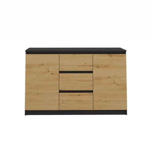 Comodă Musecalo 11 (antracit + stejar artisan)