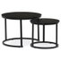 Set de 2 măsuțe de cafea Cetix (negru)