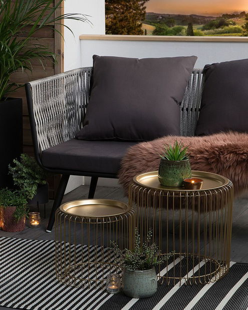 Covor 90x180 cm HARODA (negru)