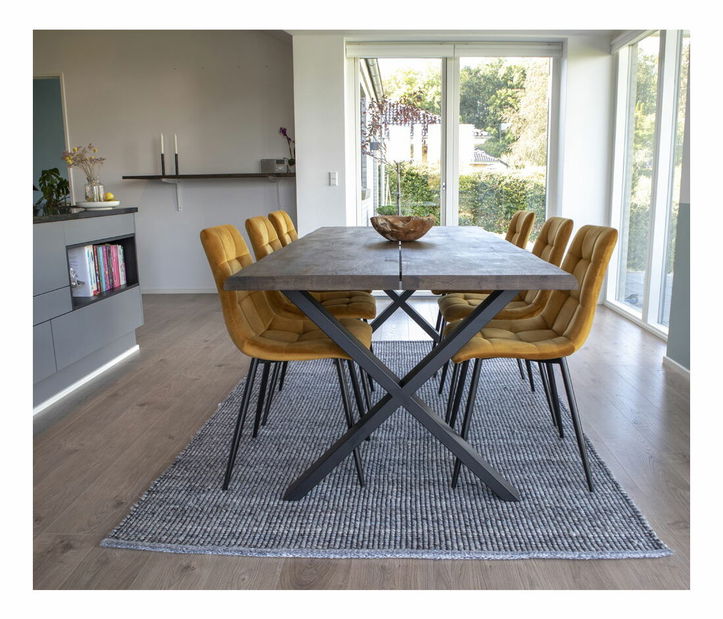 Étkezőasztal Tvameria 9 (sötétbarna)