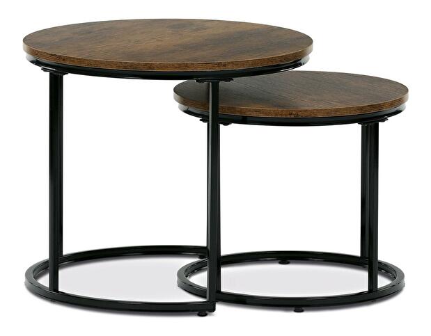 Set 2 măsuțe de cafea Conmovedor (old style wood)