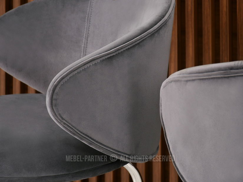 Scaun Jared (grafit + auriu)