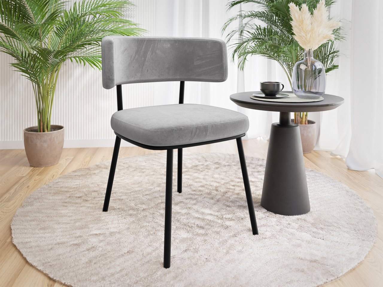 Étkezőszék Sorossa (szürke + fekete) 