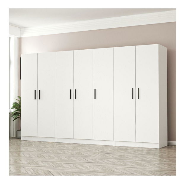 Dulap de haine Kalia 3808 (Alb)