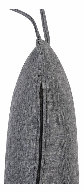 Závesné kreslo CALSO (polyratan) (sivá)