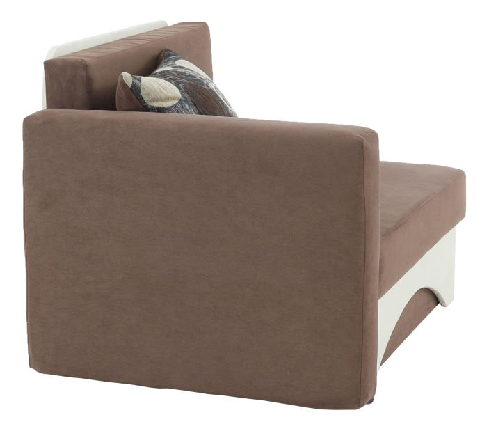 Detská sedačka Kubošik hnedá + béžová (L)