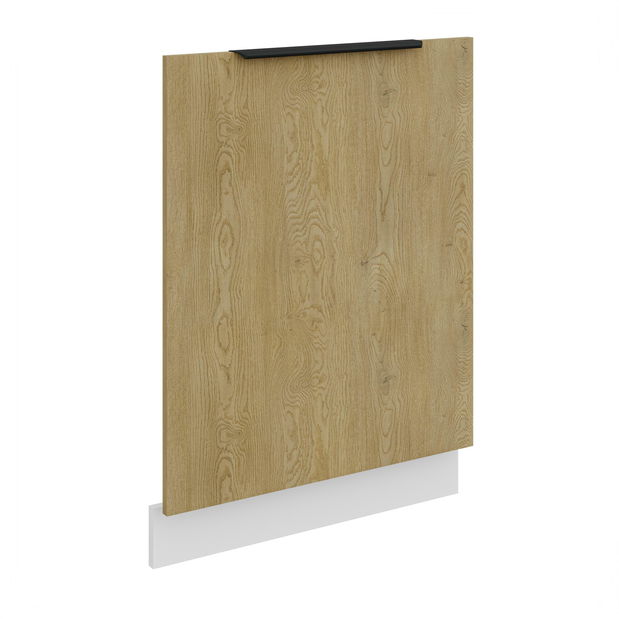 Vrata za ugradbenu perilicu posuđa Carminia ZM 713x596 (hrast cremona + bijela)