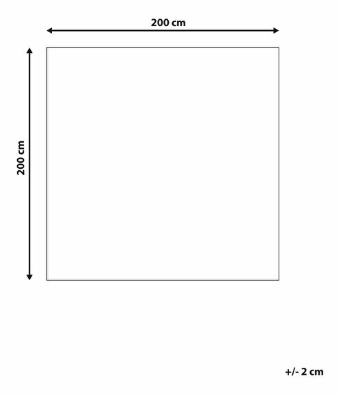 Covor 200 x 200 cm Dacia (albastru)
