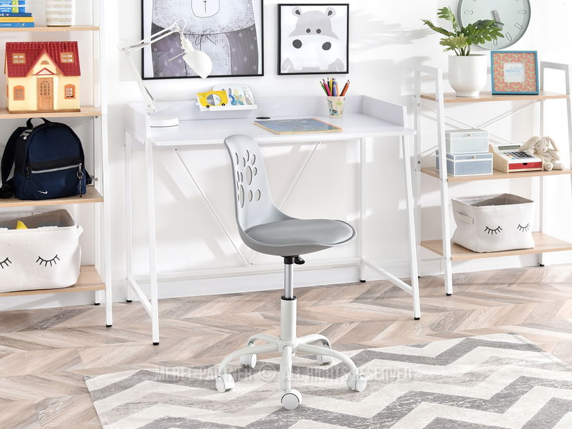 Detská stolička Footy (sivá + biela)