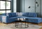 Rohová sedačka Lofty (modrá)