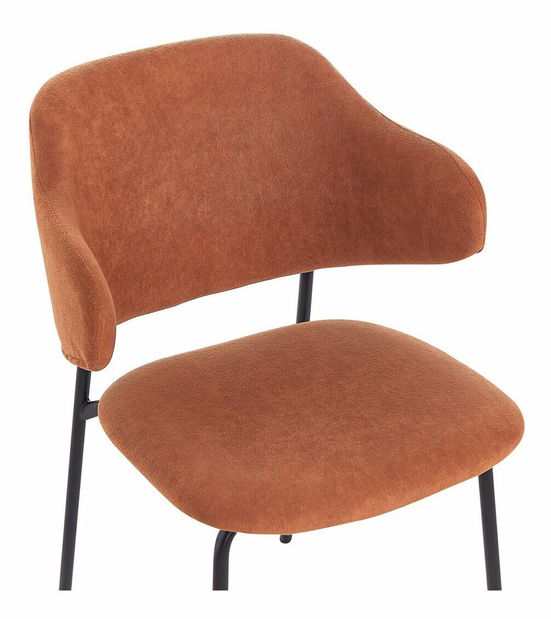 Set 2 ks jedálenských stoličiek Kenza (oranžová)