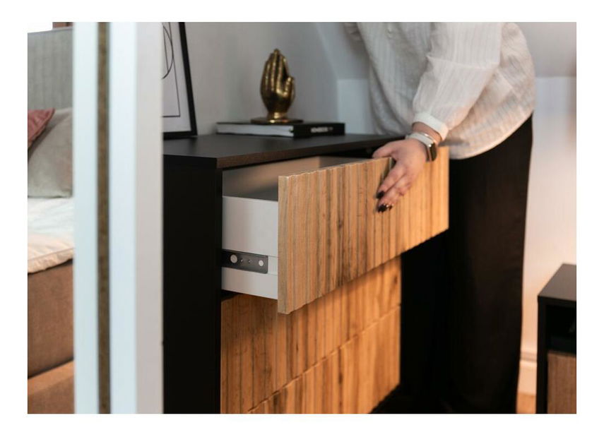 Komoda Biel B6 (crna)