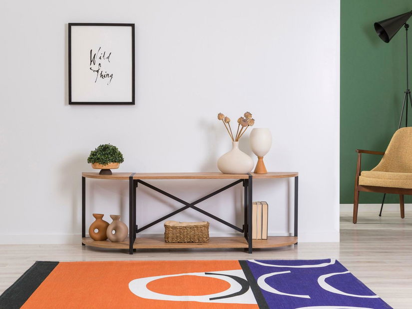 TV asztal Punale (atlanti fenyő + fekete)