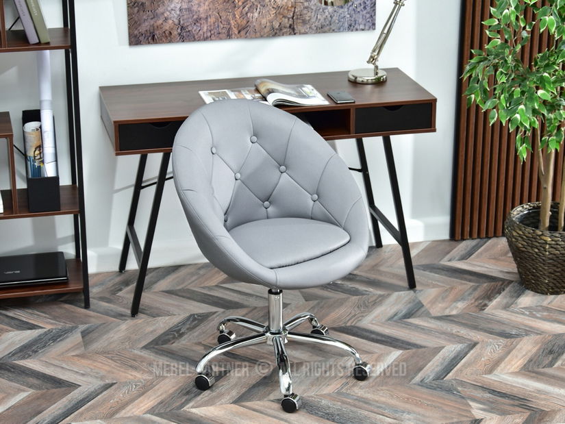 Fotel Lush 4 (szürke + króm)