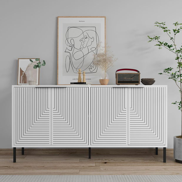 Komód Lurky (fehér) 