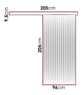 Uși glisante de interior Boxdis 90 (Grafit antracit/Negru) *resigilat