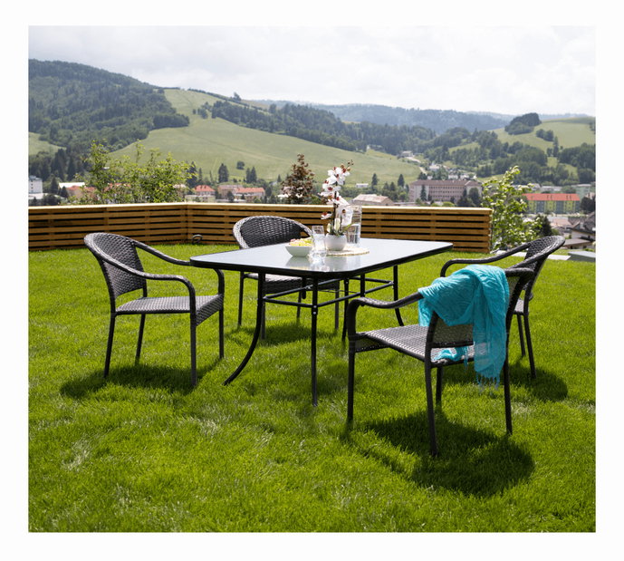 Záhradná stolička Blingo (sivá)