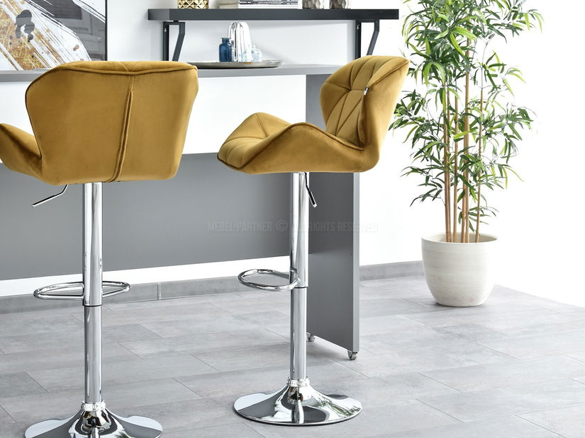 Stolička Huhu (zlatá + čierna)