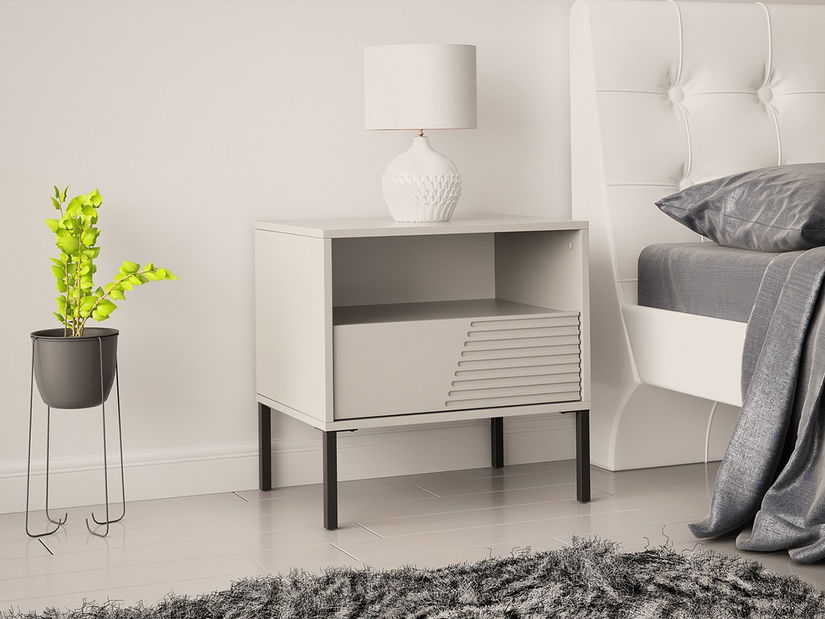 Noptieră Meretoza 02 (Cașmir + Negru) 