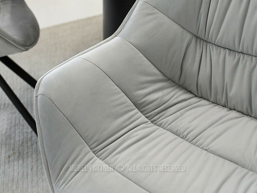 Szék Nina(világos szürke + fekete)