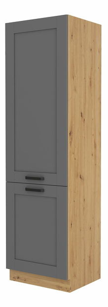 Élelmiszer szekrény Lucid 60 DK 210 2F (artisan tölgy + dustgrey)