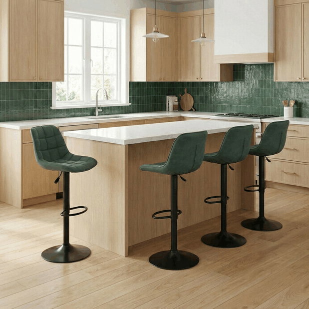 Scaun de bar Aubner (verde)