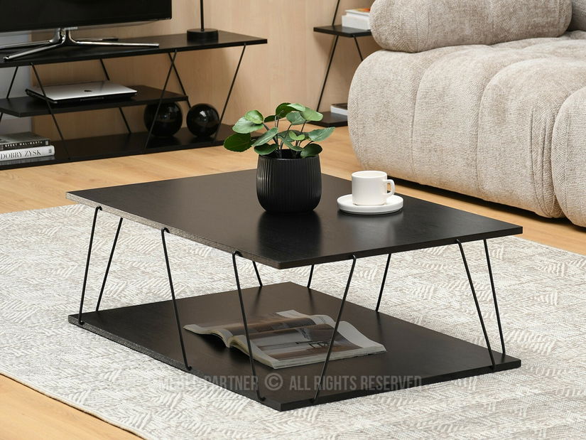 Măsuță de cafea Haika (negru)